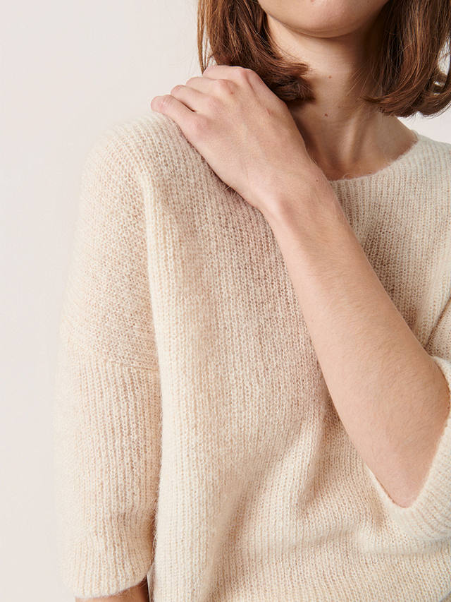 Soaked In Luxury Tuesday Relaxed Jumper, Sandshell