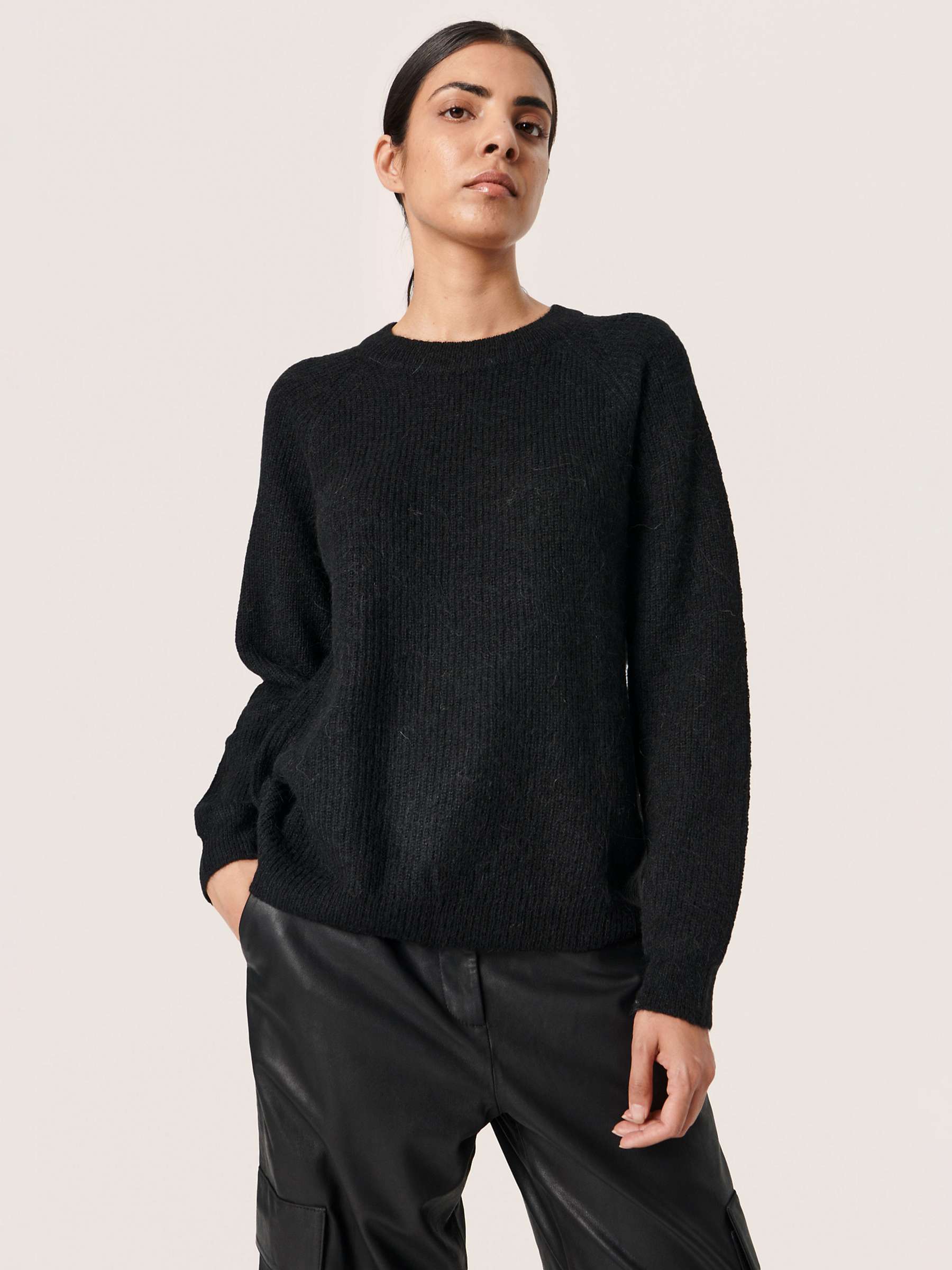 Buy Soaked In Luxury Tuesday Wool Blend Raglan Sleeve Jumper Online at johnlewis.com