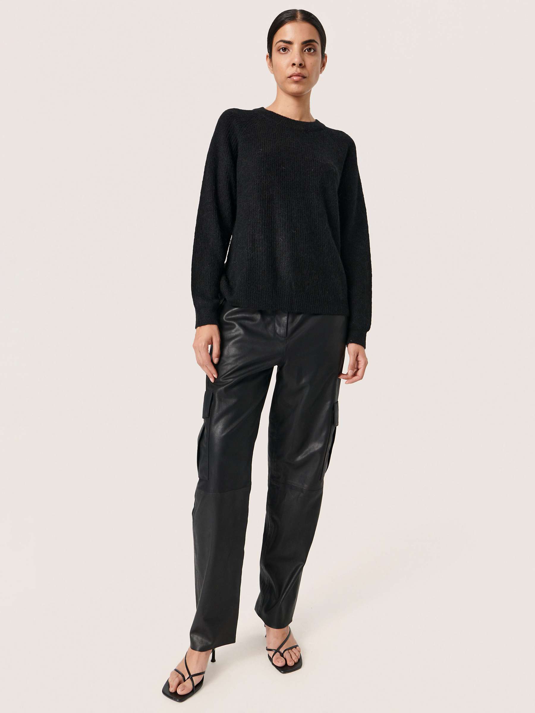 Buy Soaked In Luxury Tuesday Wool Blend Raglan Sleeve Jumper Online at johnlewis.com