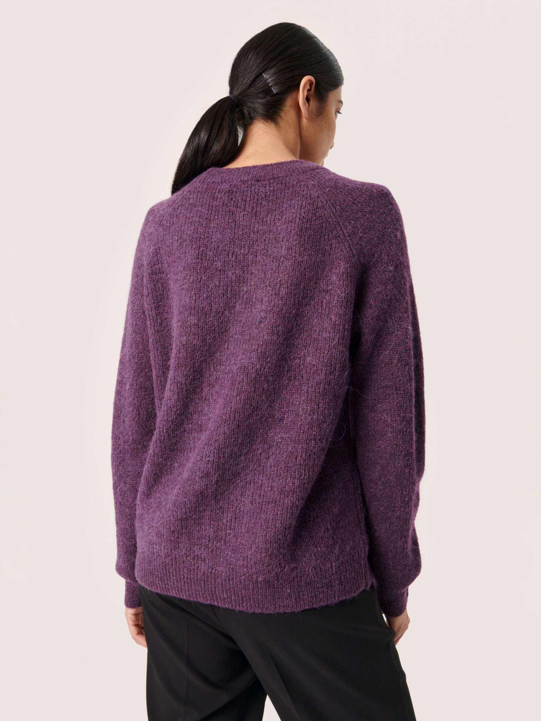 Soaked In Luxury Tuesday Crew Neck Jumper, Hortensia, L