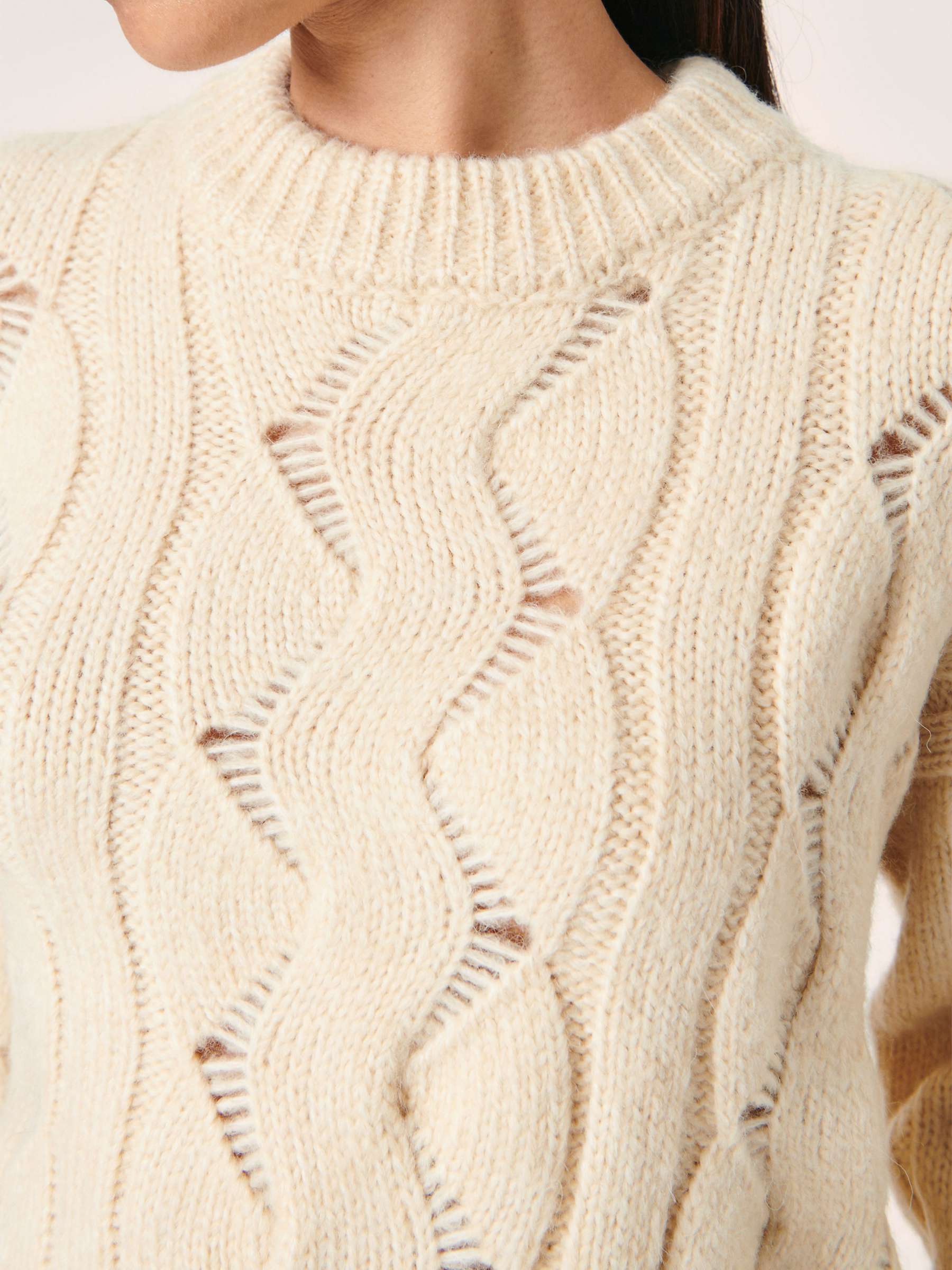 Buy Soaked In Luxury Gunn Wool Blend Jumper, Sandshell Online at johnlewis.com