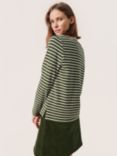 Soaked In Luxury Neo Striped Long Sleeve T-Shirt