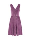 HotSquash Velvet Sequin Fit and Flare Dress