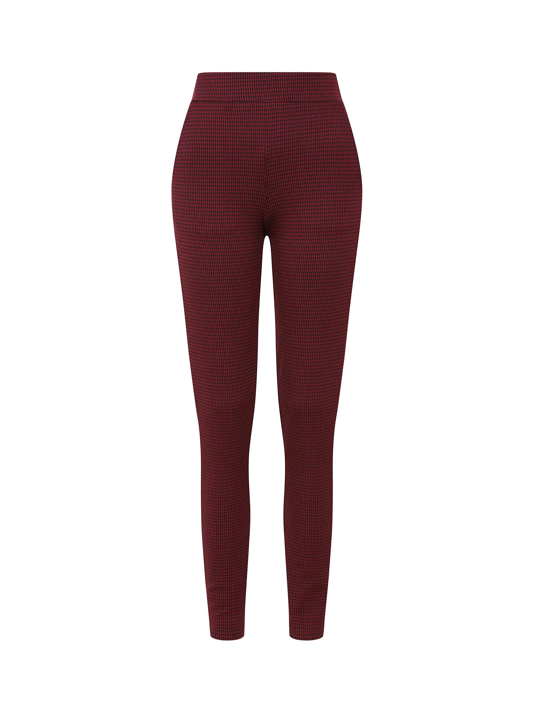 Buy HotSquash Premium Stretch Skinny Trouser, Red Houndstooth Online at johnlewis.com