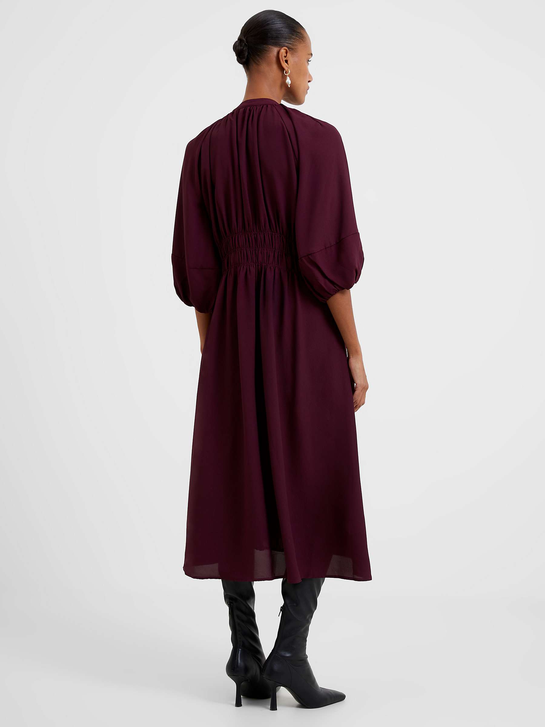 Buy French Connection Pleat Detail Midi Dress Online at johnlewis.com