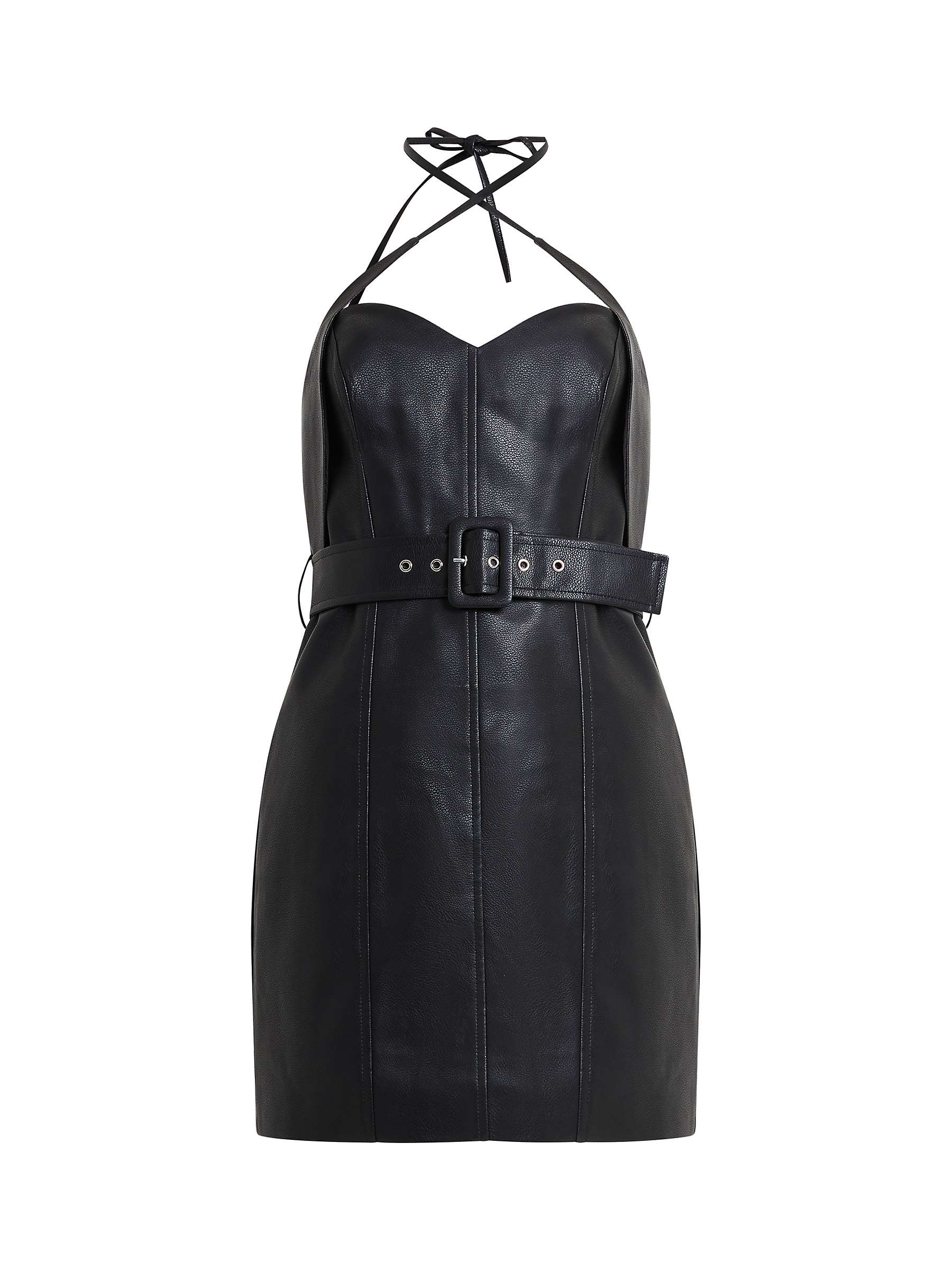 Buy French Connection Claudia Bodycon Dress, Blackout Online at johnlewis.com