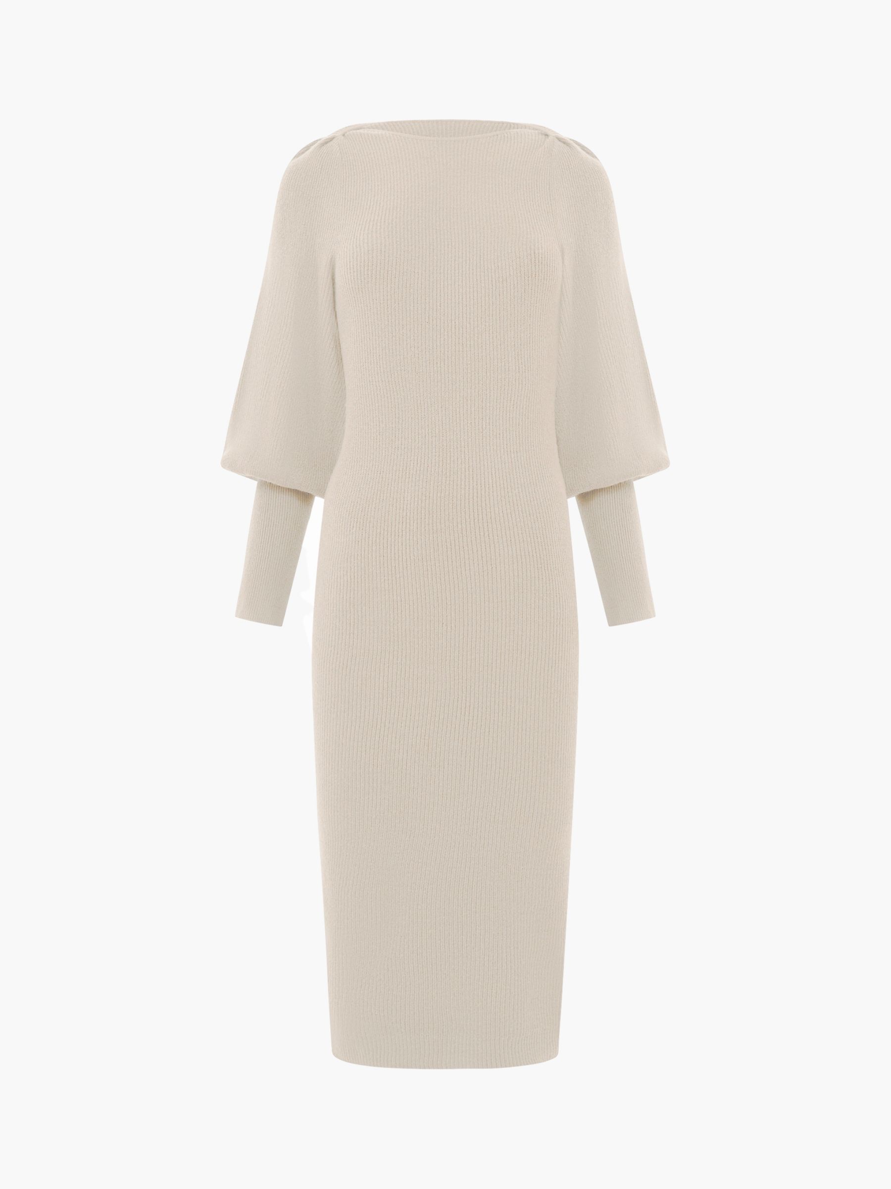 Buy French Connection Babysoft Joss Knit Dress, Classic Cream Online at johnlewis.com