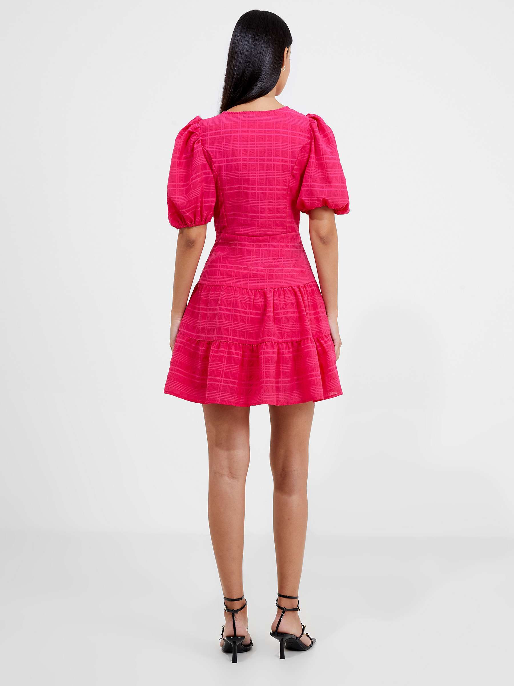 Buy French Connection Check Tiered Mini Dress Online at johnlewis.com