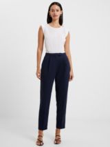 Phase Eight Ulrica Ankle Grazer Trousers, Black at John Lewis & Partners