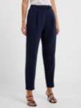 French Connection Lux Ankle Grazer Trousers, Dark Navy