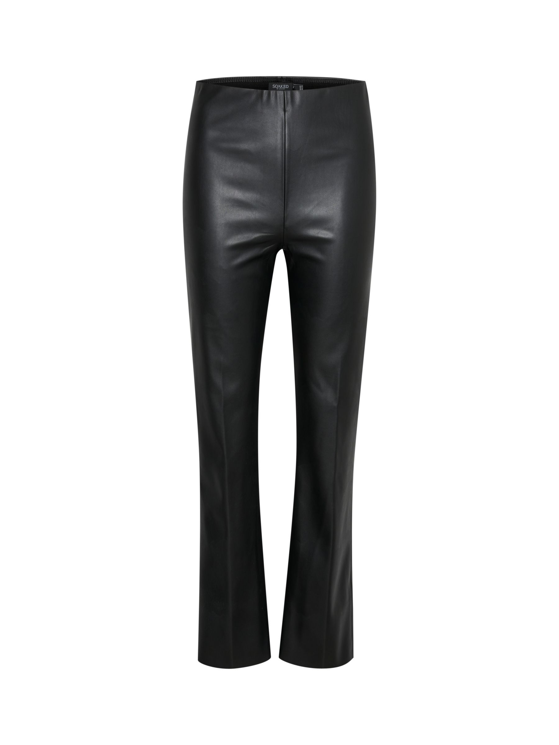 Soaked In Luxury Kaylee Straight Trousers, Black at John Lewis & Partners
