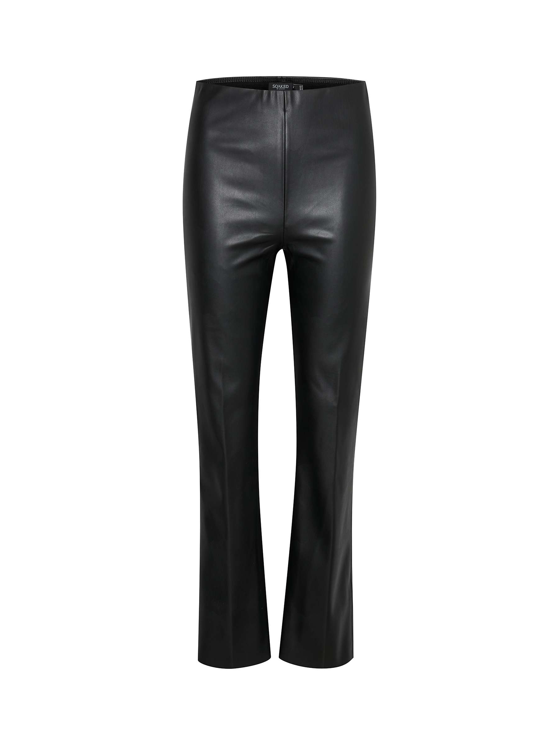 Buy Soaked In Luxury Kaylee Straight Trousers, Black Online at johnlewis.com