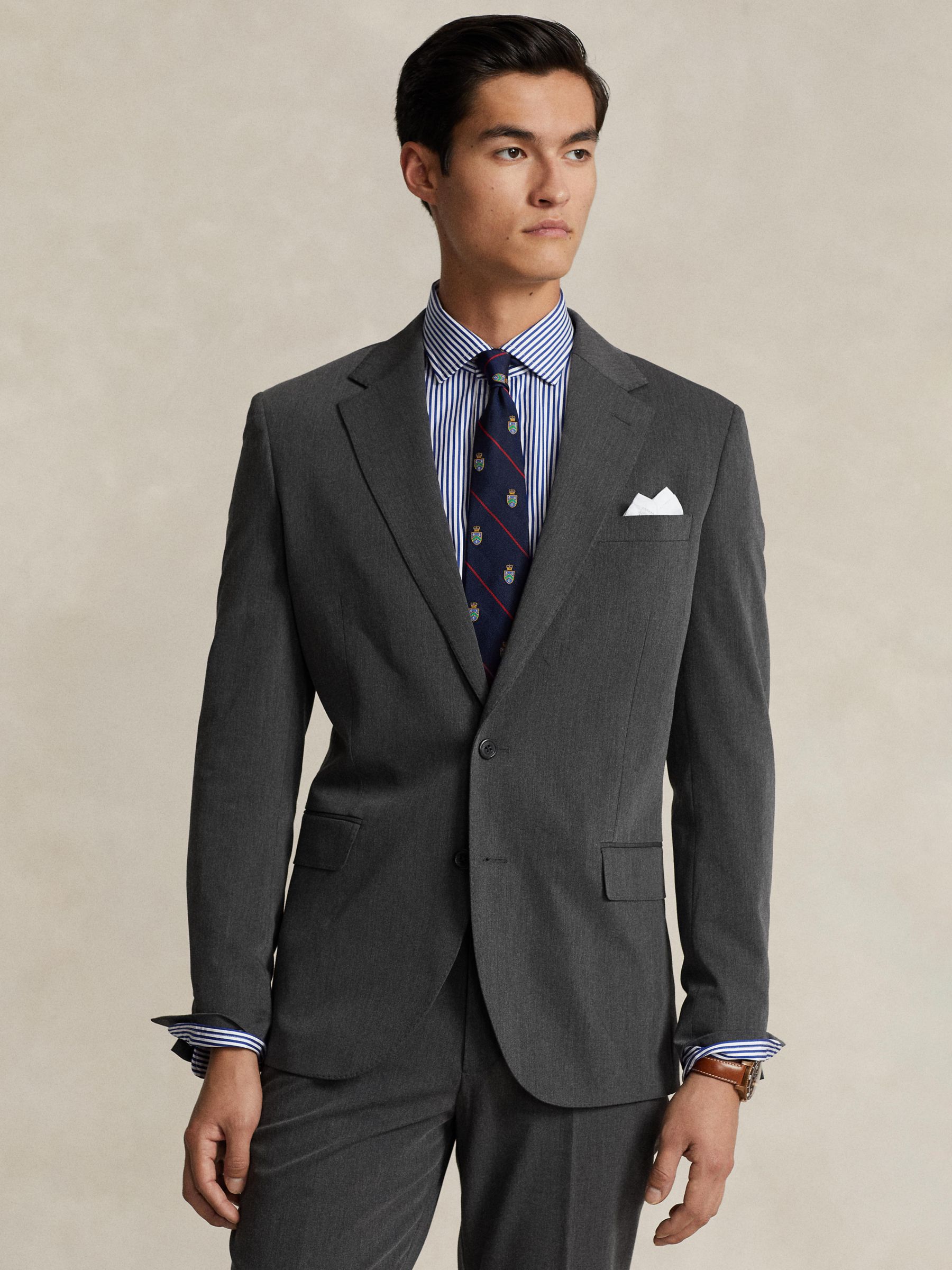 Polo Ralph Lauren Modern Tailored Fit Suit Jacket, Charcoal at John ...