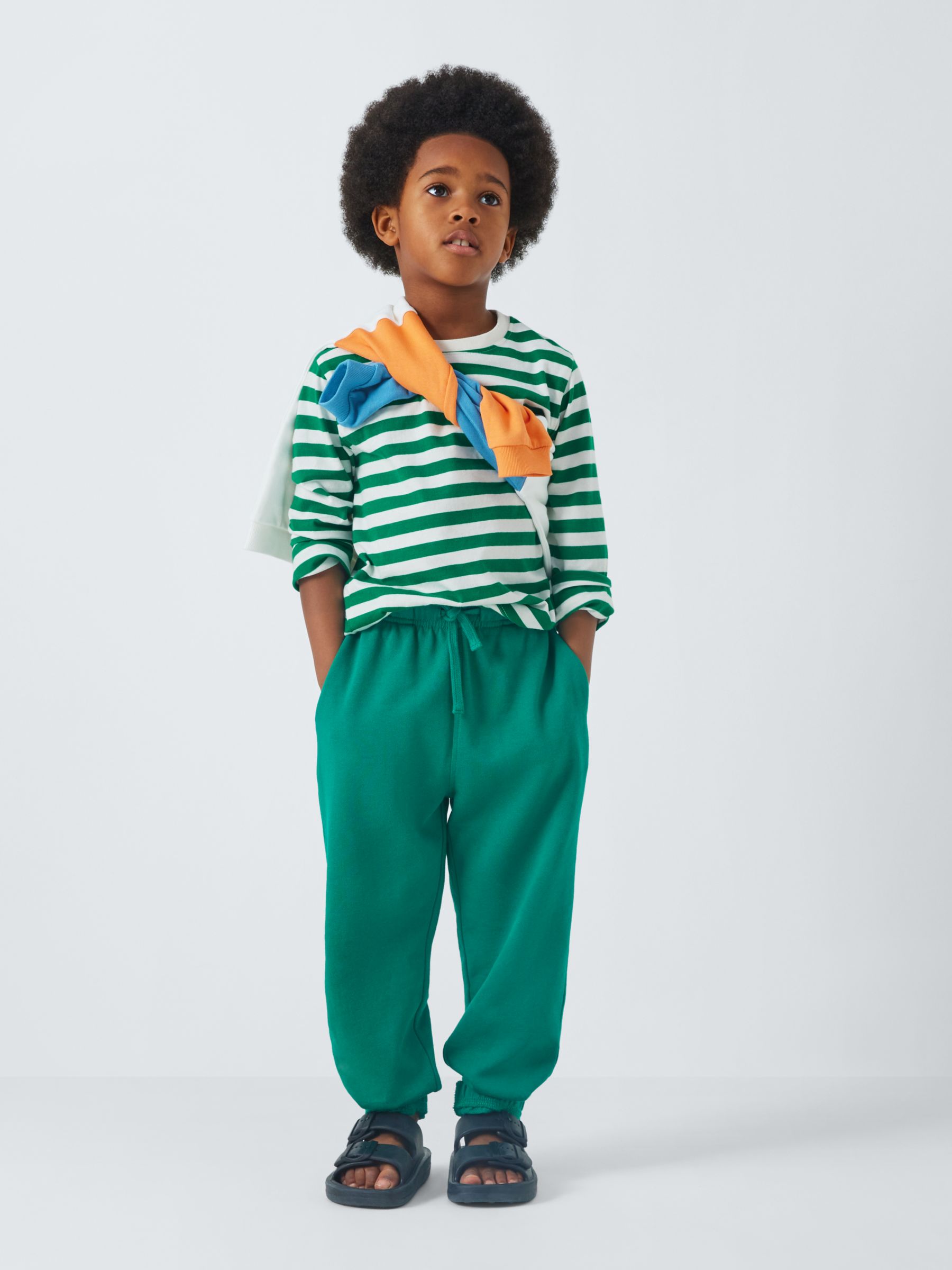 Buy John Lewis ANYDAY Kids' Breton Stripe Long Sleeve T-Shirt Online at johnlewis.com
