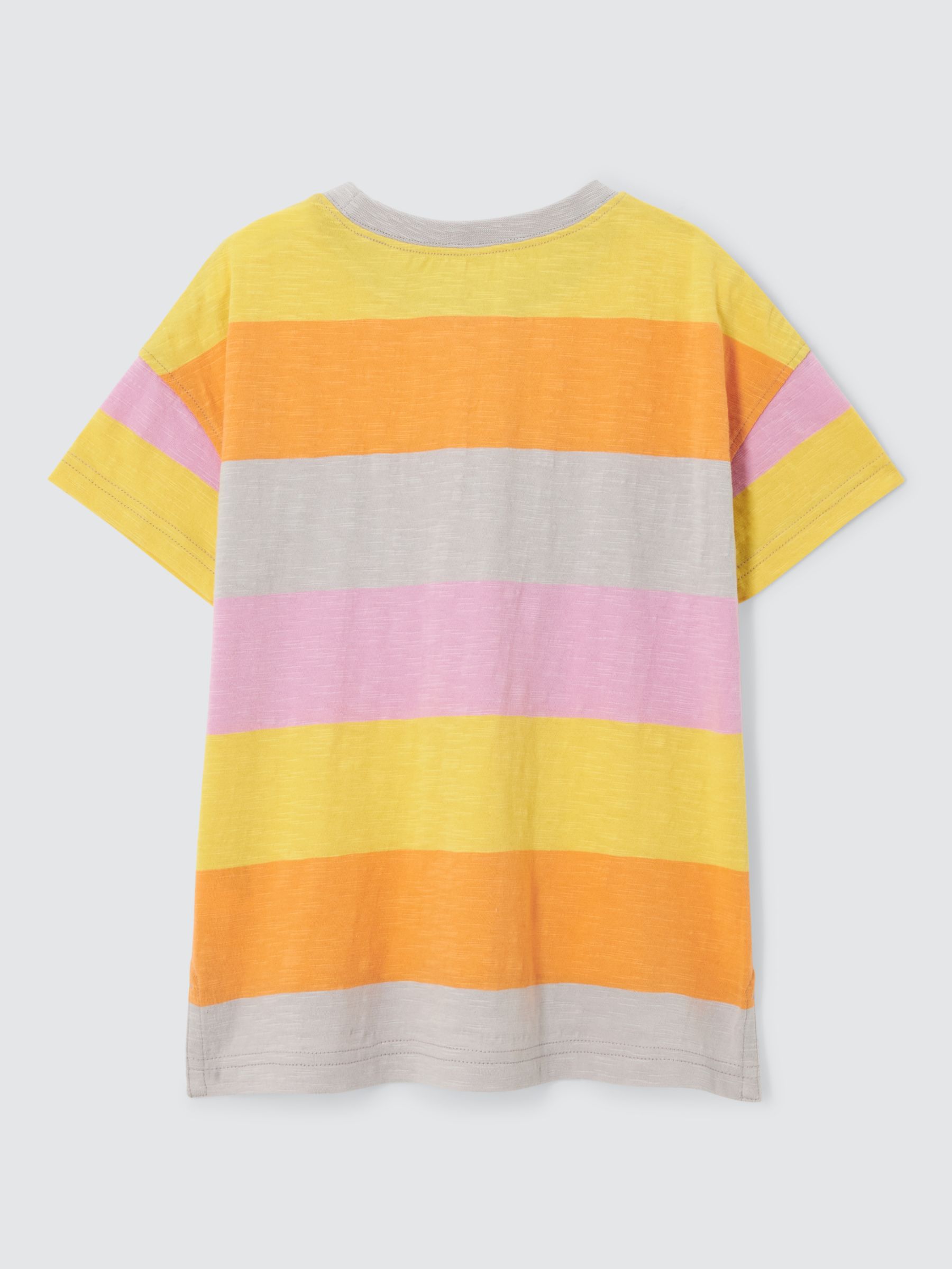 John Lewis ANYDAY Kids' Stripe Short Sleeve T-Shirt, Multi, 7 years