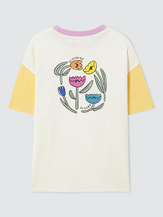 John Lewis ANYDAY Kids' Bloom Colour Block T-Shirt, Multi