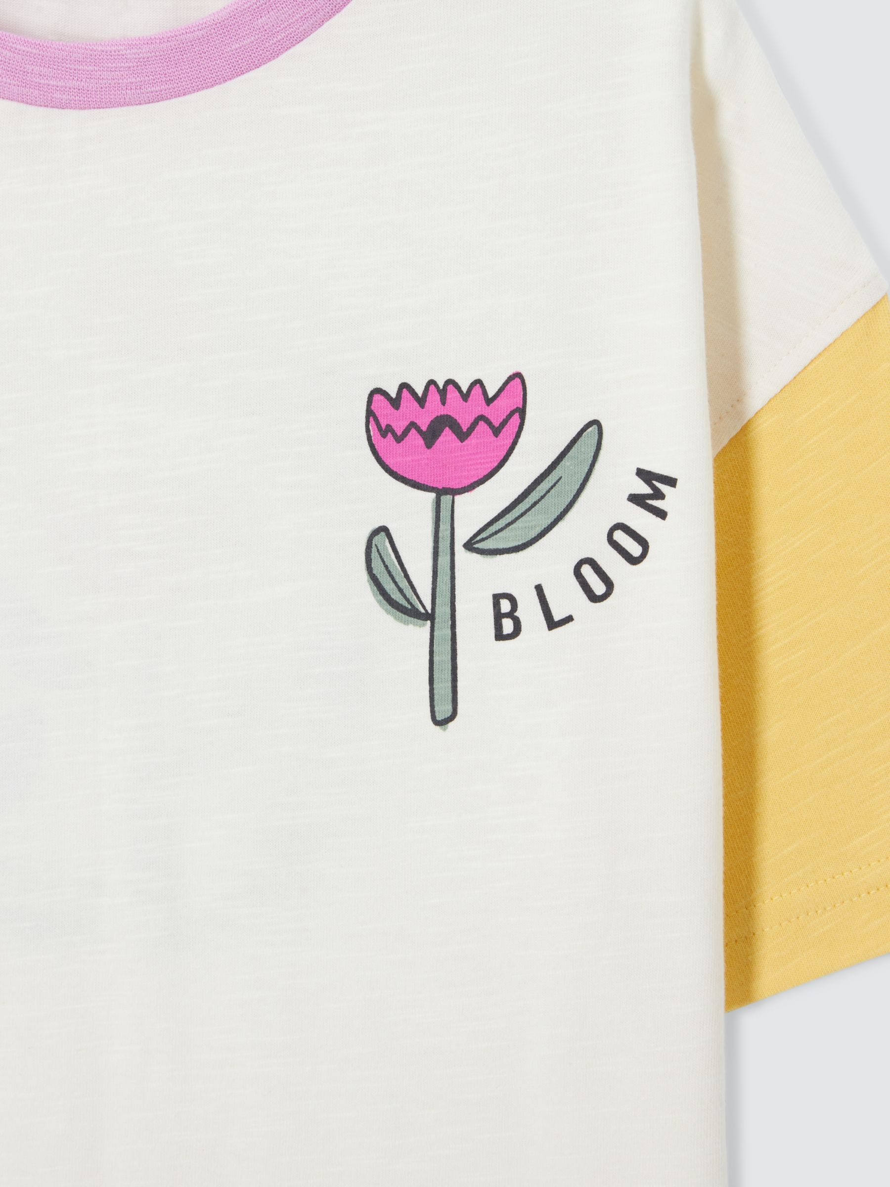 Buy John Lewis ANYDAY Kids' Bloom Colour Block T-Shirt, Multi Online at johnlewis.com