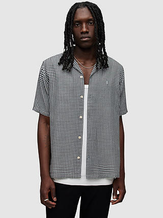 AllSaints Glendale Checked Short Sleeve Shirt