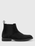 AllSaints Creed Suede Chelsea Boots, Black