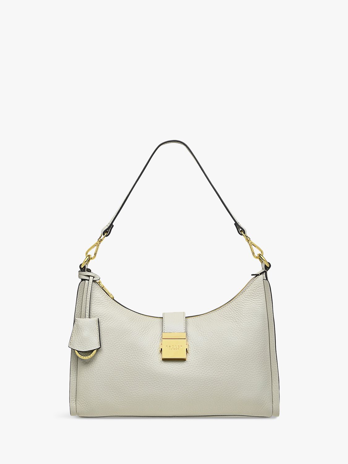 Radley Sloane Street Medium Zip Top Shoulder Bag, Pumice at John Lewis ...