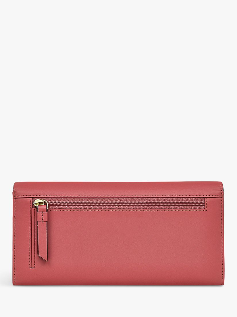 Radley Aspley Road Large Leather Flap Over Matinee Purse, Copper Pink ...