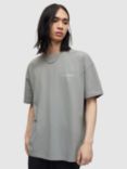 AllSaints Underground T-Shirt, Metallic Grey