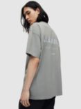 AllSaints Underground T-Shirt, Metallic Grey