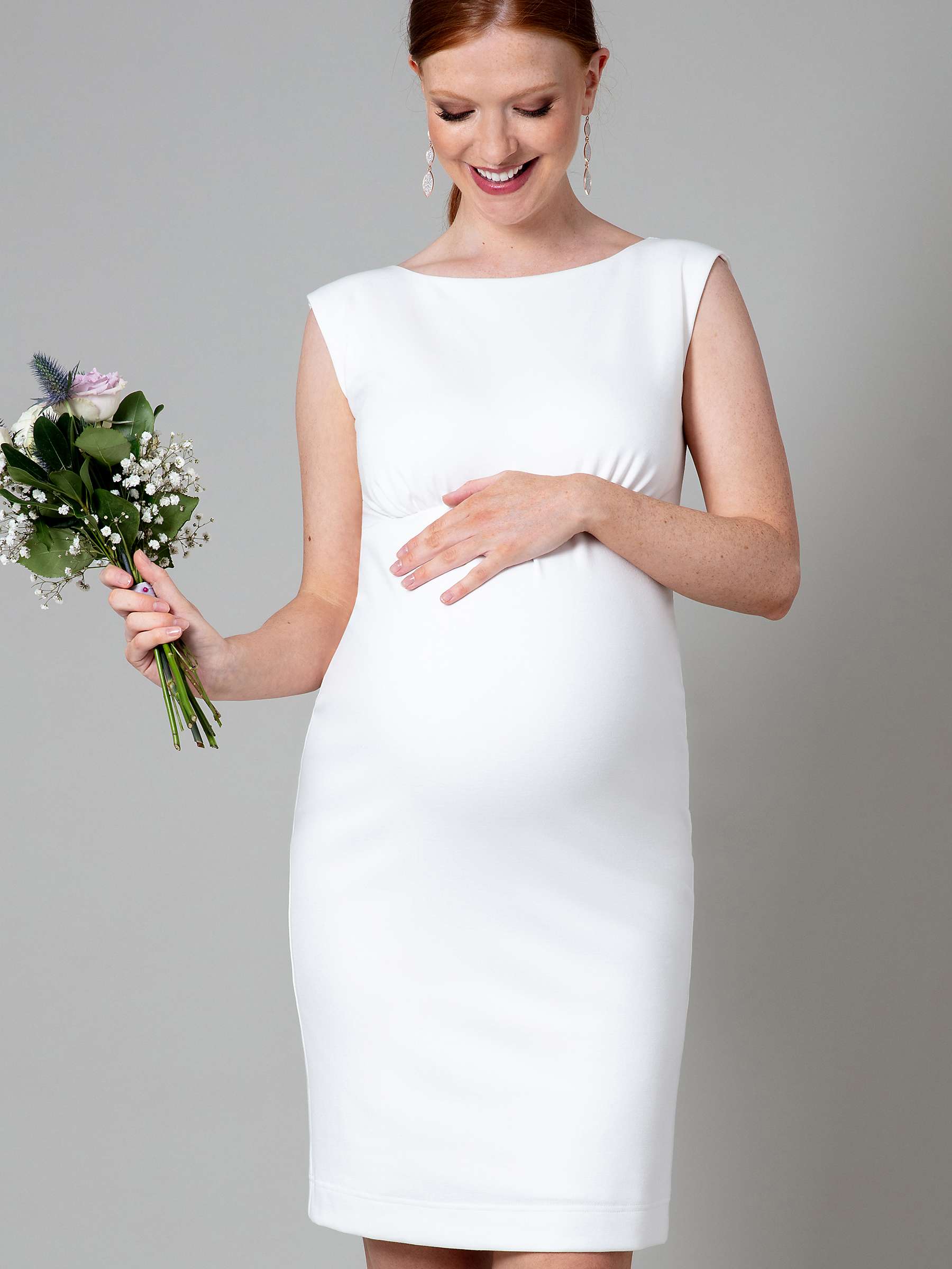 Buy Tiffany Rose Lauren Maternity Wedding Dress, Ivory Online at johnlewis.com