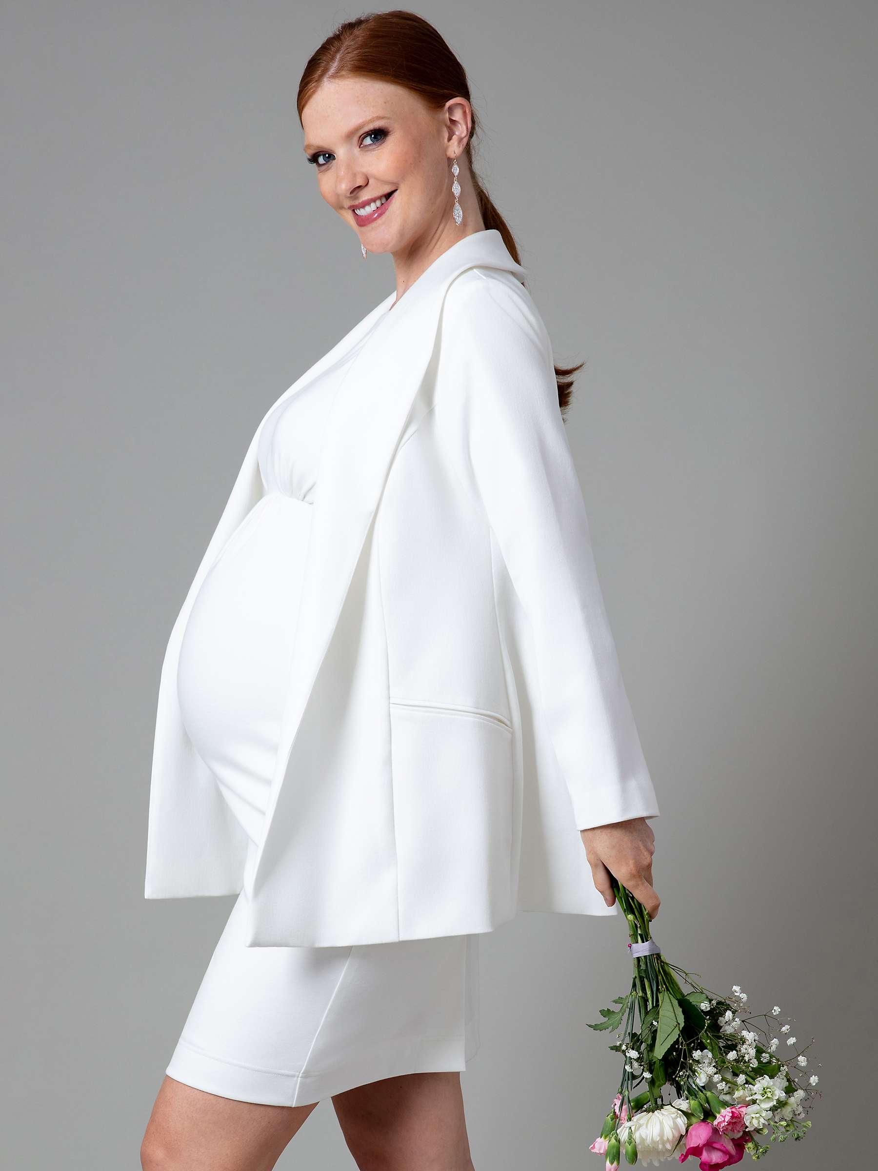 Buy Tiffany Rose Lauren Maternity Wedding Dress, Ivory Online at johnlewis.com