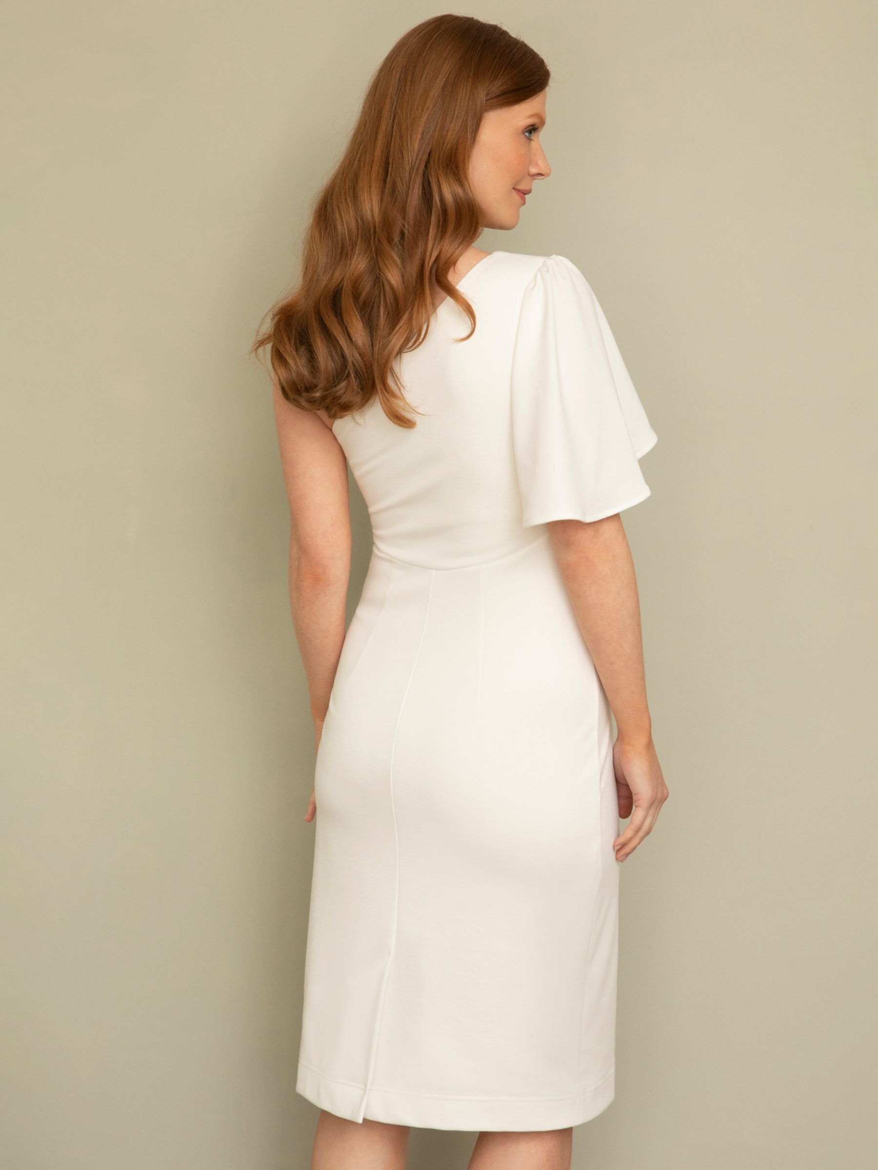 Tiffany Rose  Taylor One Shoulder Maternity Dress, Ivory, 16-18