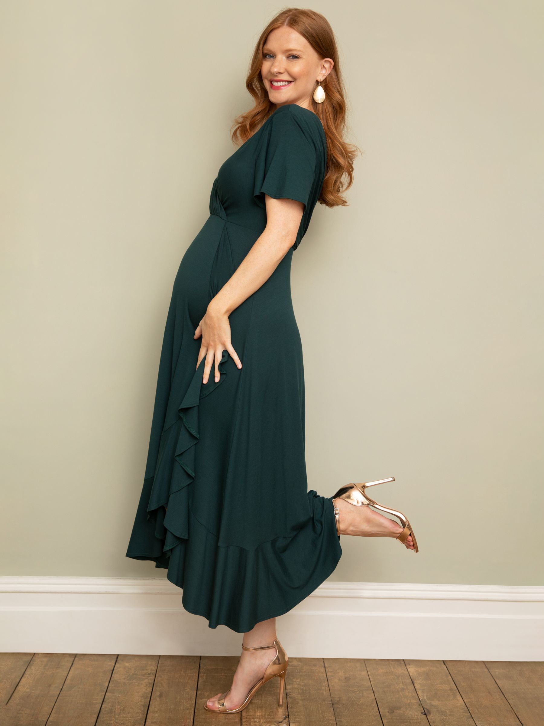 Buy Tiffany Rose Waterfall Maternity Midi Dress Online at johnlewis.com