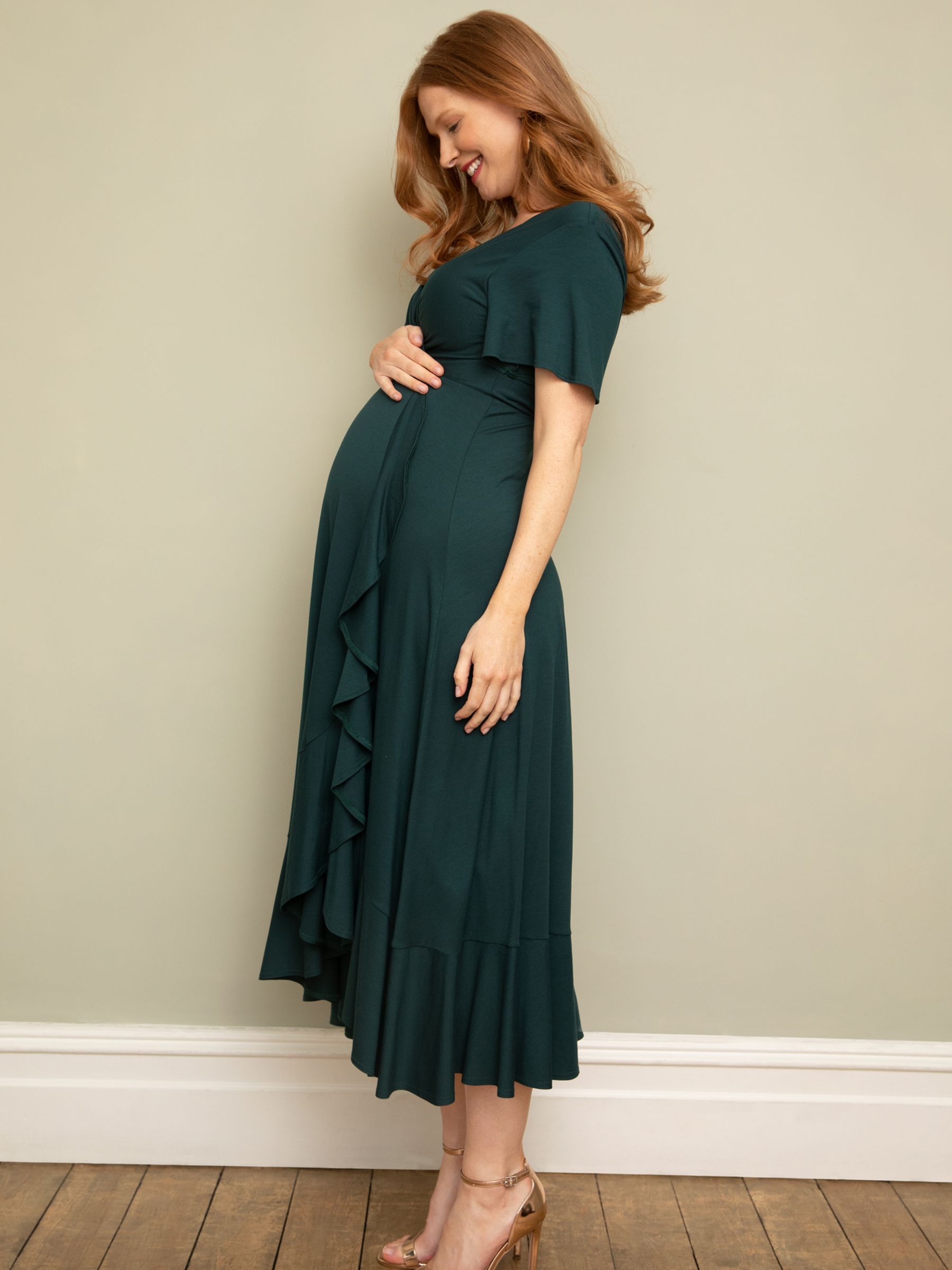 Buy Tiffany Rose Waterfall Maternity Midi Dress Online at johnlewis.com