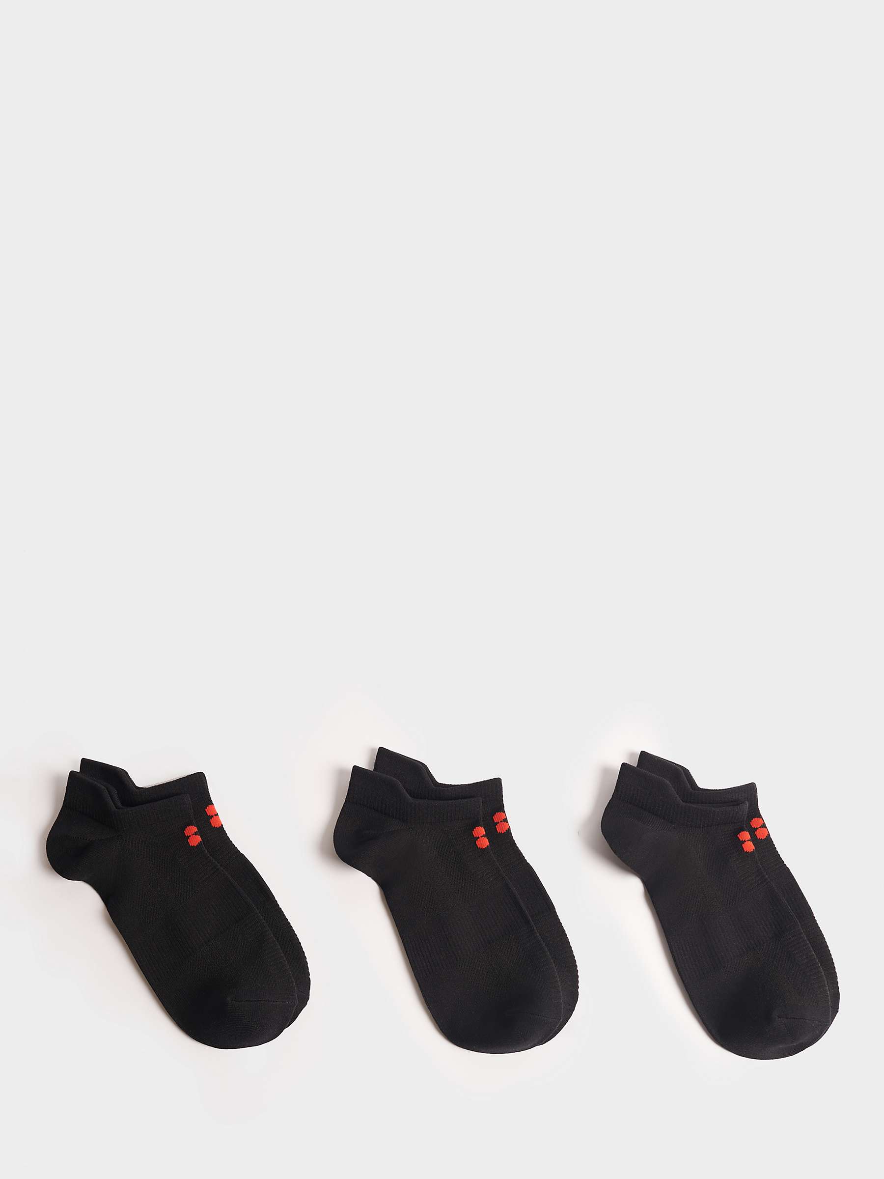 Buy Sweaty Betty Plain Lightweight Trainer Socks, Pack of 3 Online at johnlewis.com