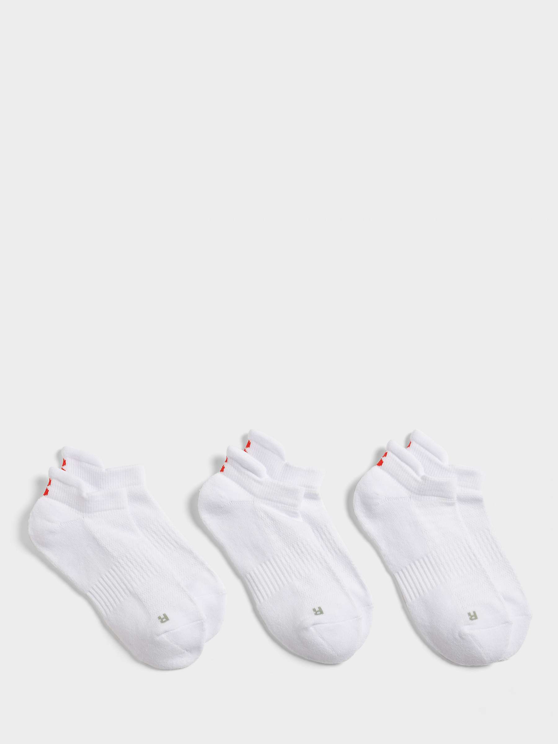 Buy Sweaty Betty Workout Socks, Pack of 3, White Online at johnlewis.com