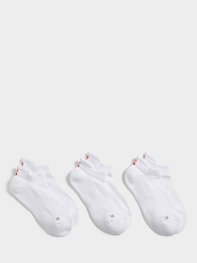 Sweaty Betty Workout Socks, Pack of 3, White