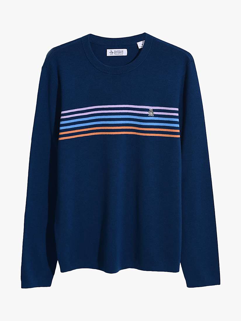 Buy Original Penguin Chest Stripe Sweater Online at johnlewis.com