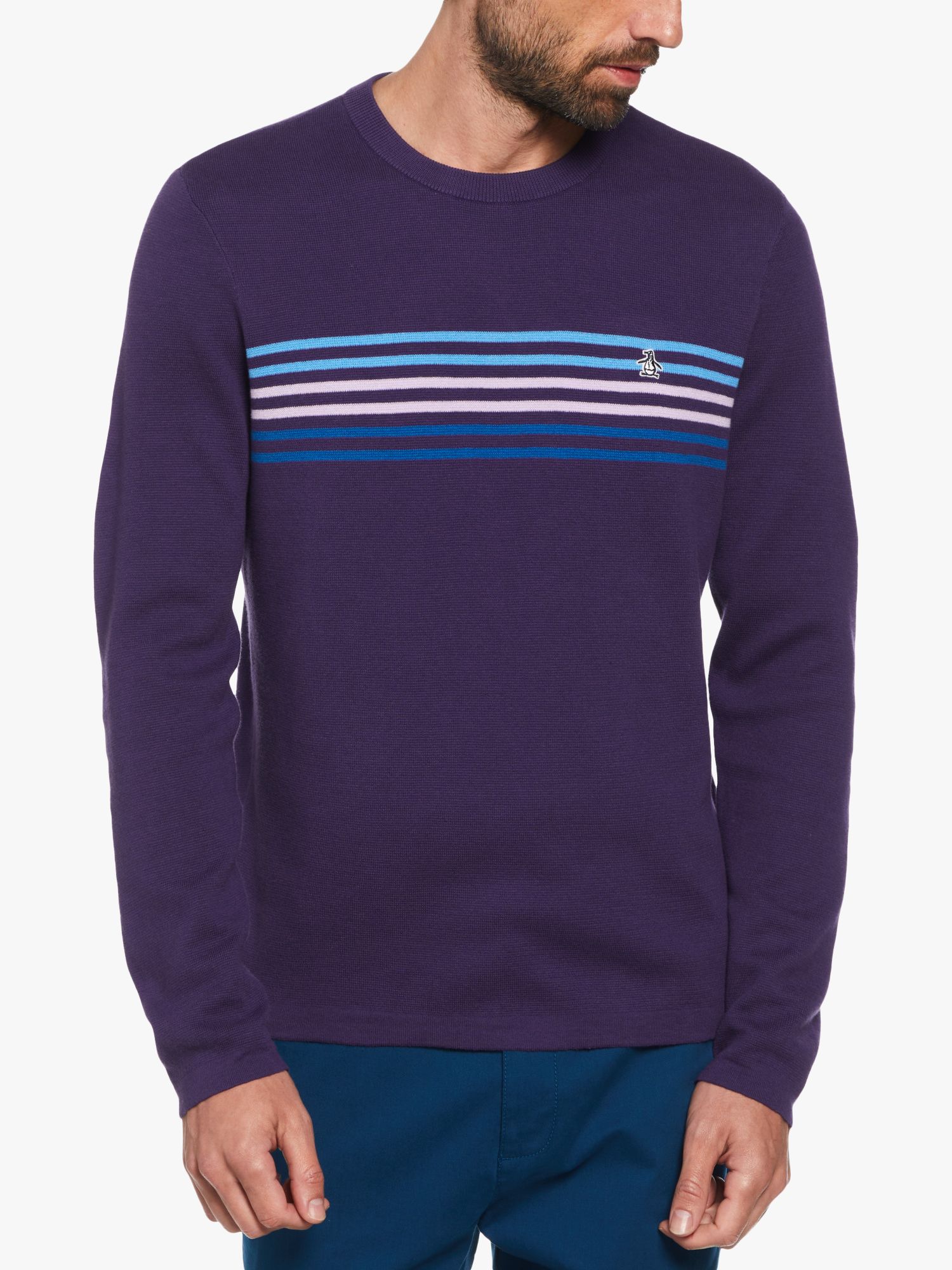 Original Penguin Chest Stripe Sweater