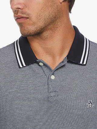 Original Penguin Birdseye Pique Polo, Dark Sapphire