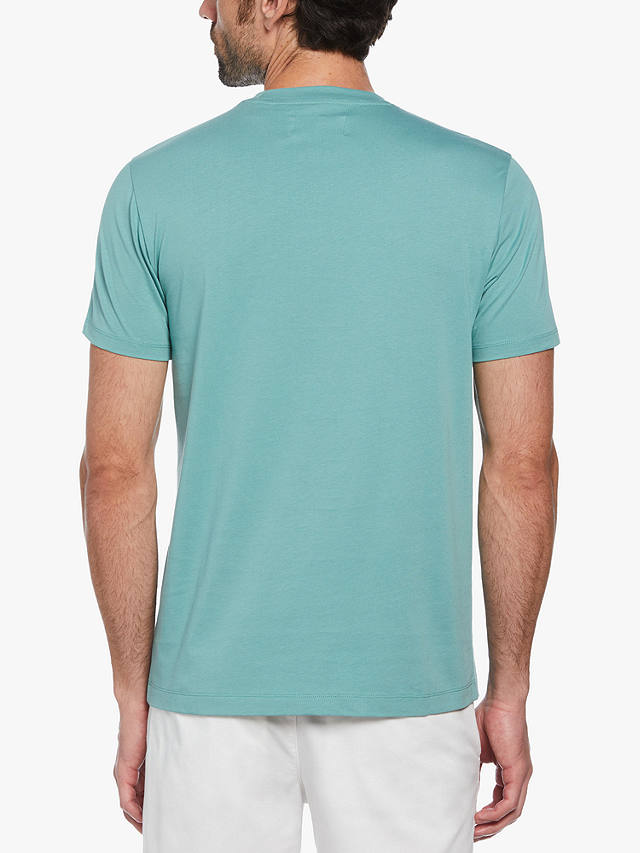 Original Penguin Pin Point Embroidery T-Shirt, Oil Blue
