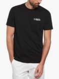 Original Penguin Spliced Logo Short Sleeve T-Shirt, True Black