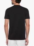 Original Penguin Spliced Logo Short Sleeve T-Shirt, True Black