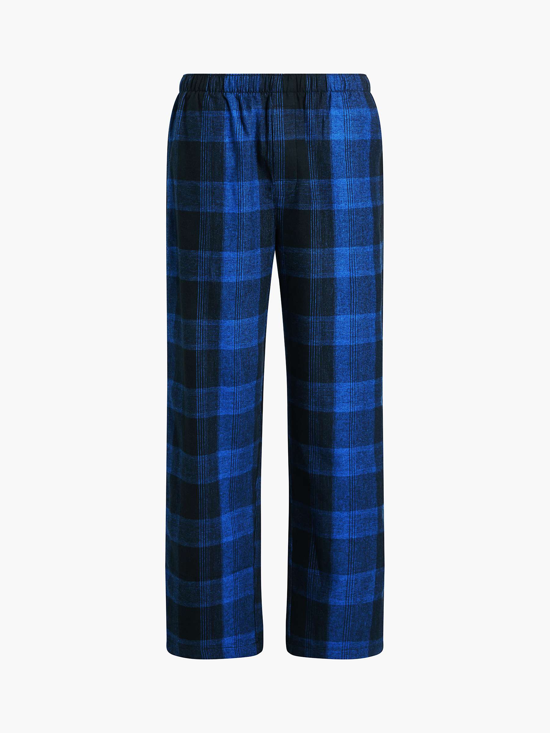 Buy Calvin Klein Pure Flannel Sleep Trousers, Blue/Multi Online at johnlewis.com
