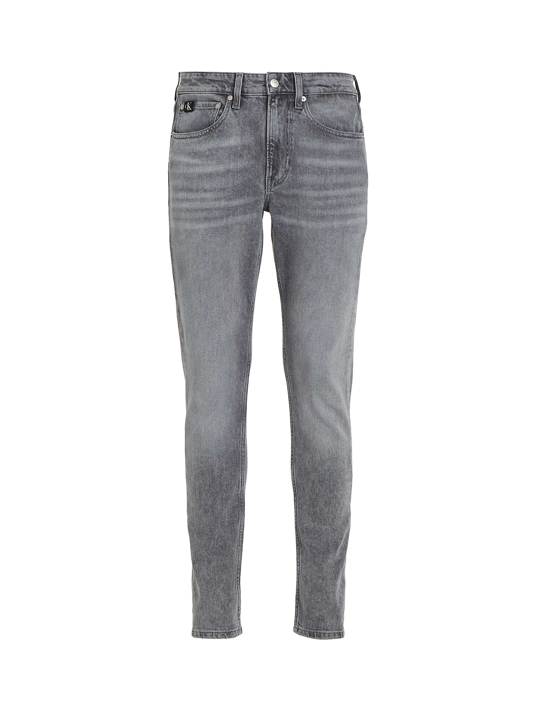 Calvin Klein Slim Tapered Jeans, Grey at John Lewis & Partners