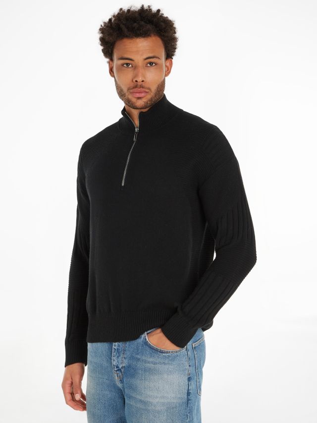 Calvin klein black outlet jumper mens