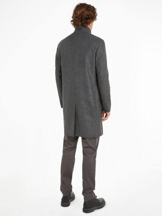 Calvin klein wool sale blend coat