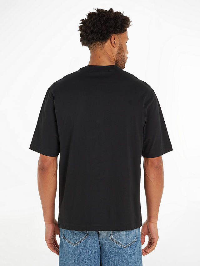 Calvin Klein Future Fade Graphic T-Shirt, Black/Multi at John Lewis ...