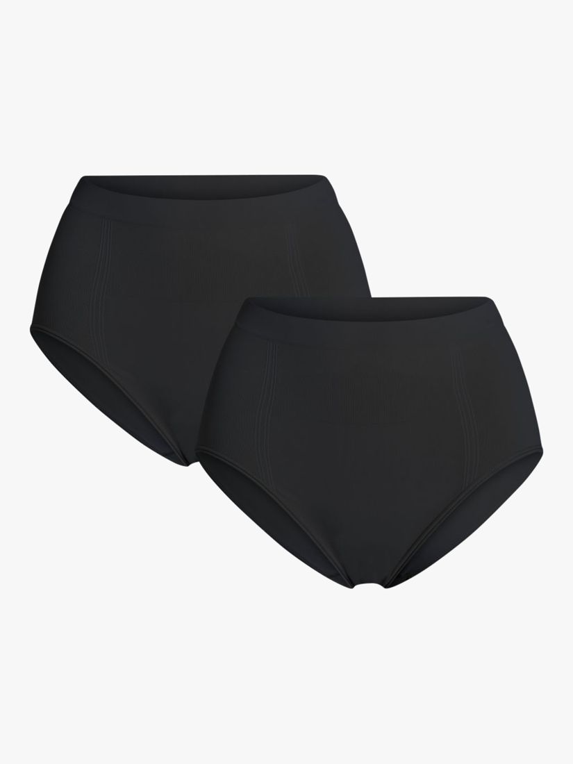 Carefix C-Section Knickers, Pack of 2, Black at John Lewis & Partners