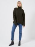 French Connection Babysoft Forward Seam Roll Neck Jumper, Oatmeal