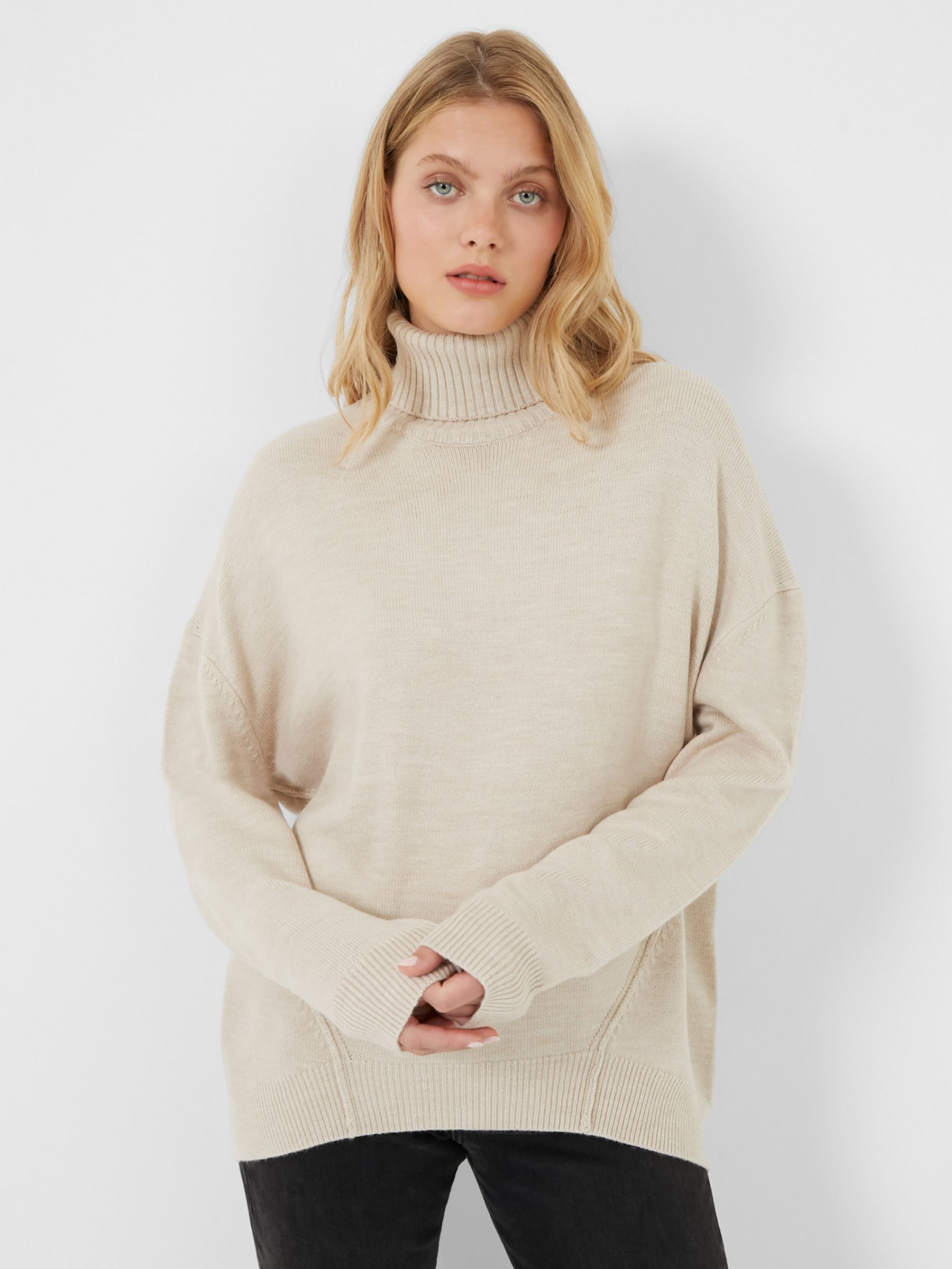 Buy French Connection Babysoft Forward Seam Roll Neck Jumper Online at johnlewis.com