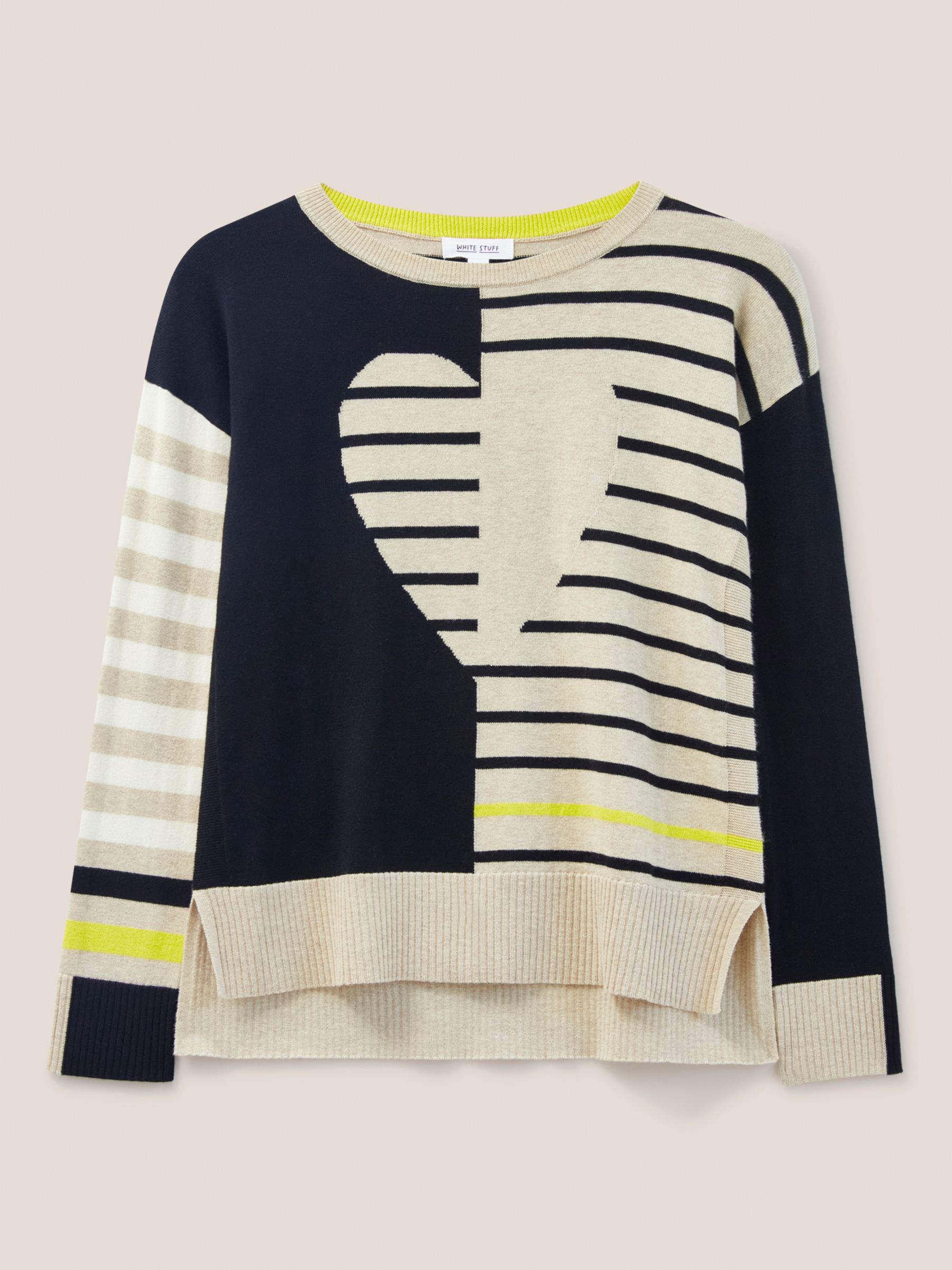 Buy White Stuff Urban Heart Jumper, Multi Online at johnlewis.com